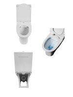 Унитаз компакт Ceruttispa CT7193 с бачком и сиденьем Микролифт — фото 6, Напольные унитазы