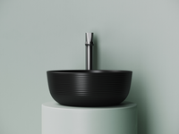 Раковина-чаша Ceramicanova Element 36 CN6073MB Черная матовая — фото 5, Раковины накладные