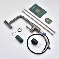 Смеситель для кухни с мультифункциональным изливом Splenka , графит арт-S206.49.09 — фото 11, Смесители для кухни