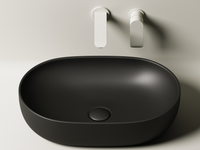Раковина-чаша Ceramicanova Element 60 CN6047MB Черная матовая — фото 6, Раковины накладные
