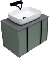 Тумба под раковину Allen Brau Reality 70 1.32004.CGM подвесная Олива матовая — фото 50, Тумбы под раковину