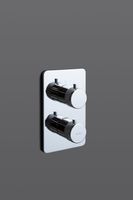 Душевая система Allen Brau Priority 5.31013-00 с термостатом Хром — фото 10, Встраиваемые душевые комплекты