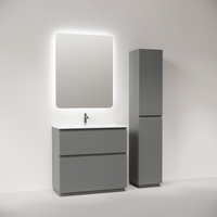 Тумба напольная SANCOS Folk Floor 890х445х850, c двумя ящиками оснащенными доводчиками, Ergraut soft, арт. арт-FL90FES — фото 3, Тумбы под раковину