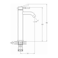 Смеситель для раковины G.Lauf ZAP1-C090, сатин — фото 2, Смесители для раковины