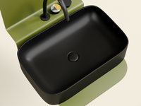 Раковина-чаша Ceramicanova Element 61 CN6053MB Черная матовая — фото 4, Раковины накладные