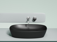 Раковина-чаша Ceramicanova Element 60 CN6049MB Черная матовая — фото 3, Раковины накладные