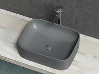 Раковина-чаша Ceramicanova Element 51 CN6052MDH Темный антрацит матовый — фото 8, Раковины накладные