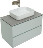 Тумба под раковину Allen Brau Infinity 85 1.21001.PWM подвесная Папирус матовый — фото 17, Тумбы под раковину