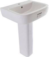 Раковина Allen Brau Infinity 56 4.21007.20 Белая — фото 7, Раковины подвесные