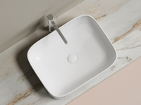 Раковина-чаша Ceramicanova Element 51 Белая глянцевая арт-CN6052 — фото 3, Раковины накладные