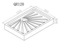 Душевой поддон из АБС-пластика Ceruttispa QR121 120х80 7748 Белый — фото 6, Душевые поддоны АБС-пластик