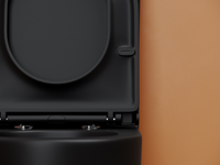 Напольный пристенный унитаз Metropol смыв Торнадо черный матовый CN4001TMB — фото 4, Напольные унитазы