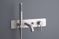 Смеситель для ванны Allen Brau Priority Никель брашированный арт-5.31006-BN — фото 11, Смеситель для ванны