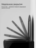 Унитаз Ceramicanova Metric CN3007MB подвесной Черный матовый с сиденьем Микролифт — фото 23, Подвесные унитазы