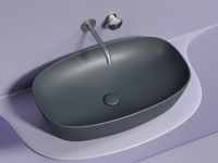 Раковина-чаша Ceramicanova Element 60 CN6049MDH Темный антрацит матовый — фото 6, Раковины накладные