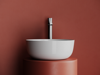 Раковина-чаша Ceramicanova Element 36 Белая глянцевая арт-CN6073 — фото 7, Раковины накладные