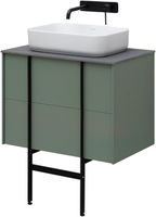 Тумба под раковину Allen Brau Reality 70 1.32004.CGM подвесная Олива матовая — фото 33, Тумбы под раковину