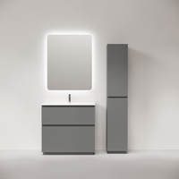 Тумба напольная SANCOS Folk Floor 890х445х850, c двумя ящиками оснащенными доводчиками, Ergraut soft, арт. арт-FL90FES — фото 4, Тумбы под раковину