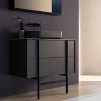 Тумба под раковину Allen Brau Reality 90 1.32006.AM подвесная Антрацит матовый — фото 75, Тумбы под раковину