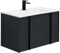 Тумба под раковину Allen Brau Reality 80 1.32005.AM подвесная Антрацит матовый — фото 2, Тумбы под раковину