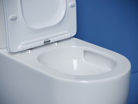 Напольный пристенный унитаз Metropol смыв Торнадо белый CN4001T — фото 5, Напольные унитазы