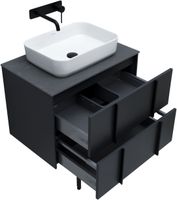 Тумба под раковину Allen Brau Reality 70 1.32004.AM подвесная Антрацит матовый — фото 54, Тумбы под раковину
