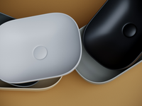 Раковина-чаша Ceramicanova Element 45 CN6009MB Черная матовая — фото 10, Раковины накладные