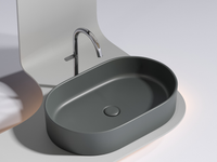 Раковина-чаша Ceramicanova Element 61 CN6048MDH Темный антрацит матовый — фото 1, Раковины накладные