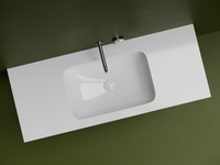 Раковина встраиваемая снизу 540x360x190 с отверстием слива перелива цвет белый CN7018 — фото 4, Раковины встраиваемые снизу