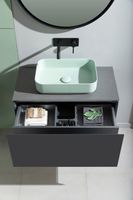 Тумба под раковину Allen Brau Infinity 85 1.21002.AM подвесная Антрацит матовый — фото 52, Тумбы под раковину