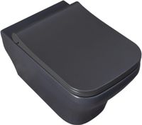 Товар: Унитаз Allen Brau Infinity 4.21011.AN подвесной Антрацит без сиденья - фото 2 Унитаз Allen Brau Infinity 4.21011.AN подвесной Антрацит без сиденья — фото 2, Подвесные унитазы