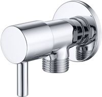 Запорный вентиль Allen Brau Priority 5.31026-00 угловой Хром — фото 2, Комплектующие для душевого оборудования