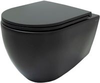 Унитаз Allen Brau Reality 4.32006.31 подвесной Черный матовый без сиденья — фото 1, Подвесные унитазы