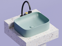 Раковина-чаша Ceramicanova Element 51 CN6052MLG Зеленая матовая — фото 8, Раковины накладные