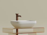 Раковина-чаша Ceramicanova Element 50 CN6055 Белая глянцевая — фото 19, Раковины накладные