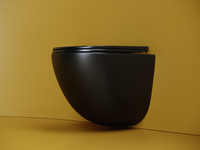 Унитаз Ceramicanova Vogue CN4008TMB подвесной Черный матовый с сиденьем Микролифт — фото 6, Подвесные унитазы