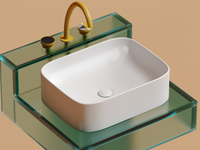 Раковина-чаша Ceramicanova Element 51 CN6052MW Белая матовая — фото 8, Раковины накладные