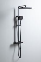 Товар: Душевая система Allen Brau Infinity 5.21030-31 Черная матовая - фото 24 Душевая система Allen Brau Infinity 5.21030-31 Черная матовая — фото 24, Душевые стойки