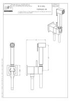 Гигиенический душ со смесителем Graffio Namir , белый арт-KSPAQ101-09BIO — фото 2, Гигиенические души