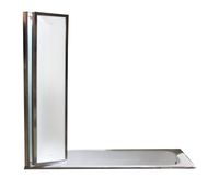 Товар: Шторка на ванну Ceruttispa Bouna 131х139 профиль Хром стекло матовое - фото 10 Шторка на ванну Ceruttispa Bouna 131х139 профиль Хром стекло матовое — фото 10, Складные шторки для ванной