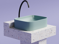 Раковина-чаша Ceramicanova Element 51 CN6052MLG Зеленая матовая — фото 14, Раковины накладные