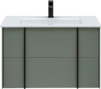 Тумба под раковину Allen Brau Reality 80 подвесная Олива матовая арт-1.32005.CGM — фото 11, Тумбы под раковину