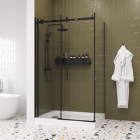 Товар: Душевой уголок Ceruttispa Ceza's 120x90 120B профиль Черный стекло прозрачное - фото 7 Душевой уголок Ceruttispa Ceza's 120x90 120B профиль Черный стекло прозрачное — фото 7, Прямоугольные душевые уголки