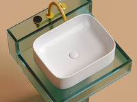 Раковина-чаша Ceramicanova Element 51 CN6052MW Белая матовая — фото 1, Раковины накладные