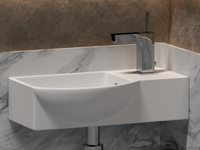 Раковина Ceramicanova Element 40 L CN6039L Белая — фото 5, Мини-раковины