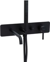 Смеситель для ванны Allen Brau Priority 5.31A05-31 Черный матовый — фото 6, Смеситель для ванны