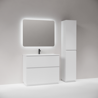 Товар: Тумба напольная SANCOS Folk Floor 995х445х850, c двумя ящиками оснащенными доводчиками, Bianco, арт.FL100FW - фото 3 Тумба напольная SANCOS Folk Floor 995х445х850, c двумя ящиками оснащенными доводчиками, Bianco, арт.FL100FW — фото 3, Тумбы под раковину