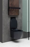 Крышка-сиденье для унитаза Allen Brau Fantasy Smartfix, Soft-Close черный матовый арт-4.11005.31 — фото 12, Сиденья для унитаза