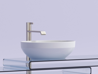 Раковина-чаша Ceramicanova Element 50 CN6056 Белая глянцевая — фото 19, Раковины накладные