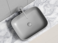 Товар: Раковина-чаша Ceramicanova Element 51 CN6052MH Антрацит матовый - фото 6 Раковина-чаша Ceramicanova Element 51 CN6052MH Антрацит матовый — фото 6, Раковины накладные